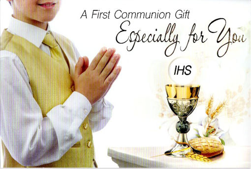 Picture of A FIRST COMMUNION GIFT ESPECIALLY FOR YOU CARD BOY